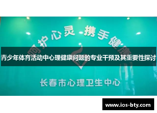 青少年体育活动中心理健康问题的专业干预及其重要性探讨